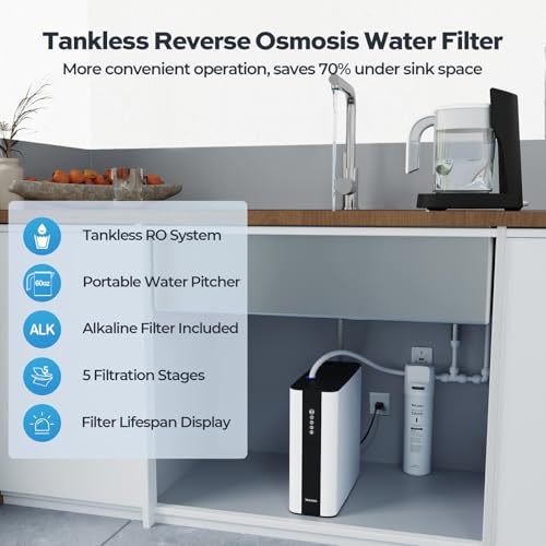 Tankless Reverse Osmosis System with Auto
