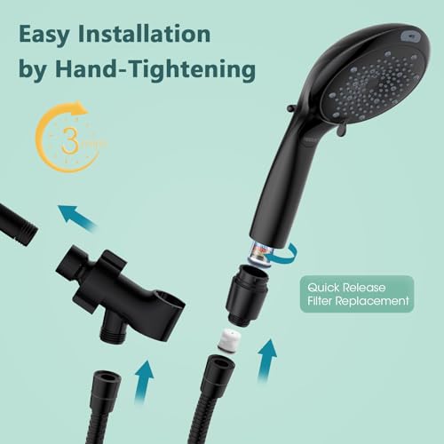 Filtered Shower Head with Handheld