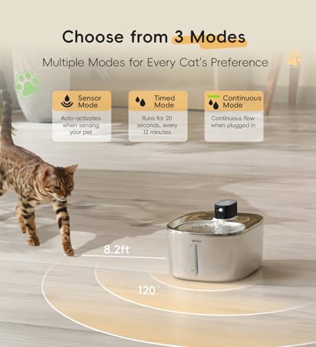 Cat Water Fountain Stainless Steel