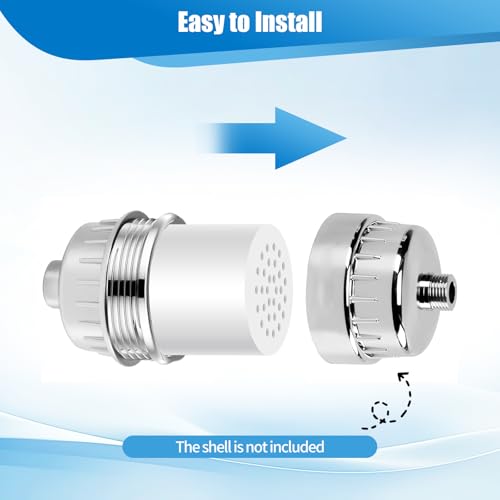 2 Pack 20 Stage Shower Filter Replacement Cartridge (2 Count)