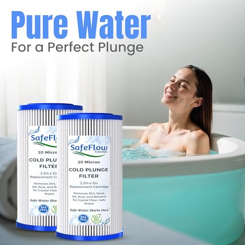 5" x 2.5" Cold Plunge Filter 20 Micron (4 Count)