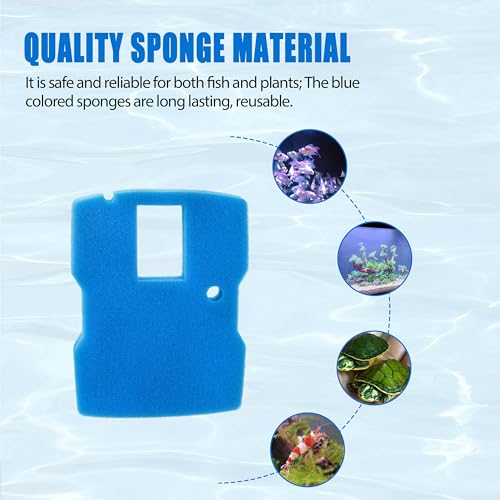 Replacement Pond Filter Pad Fountain Sponge For VIVOHOME Pond Filter 530 (3 Count)