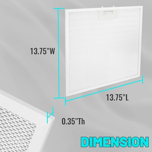 WB02X27207 Range Vent Hood Grease Filter Replacement for GE Model