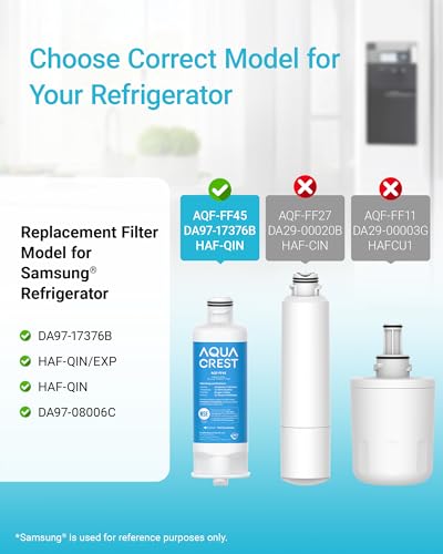 AQF FF45 Refrigerator Water Filter (4 Count)