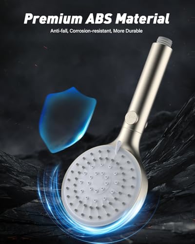 High Pressure Handheld Shower Head with Hose