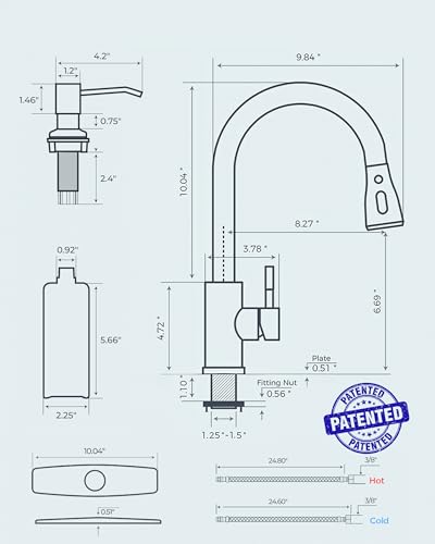 Kitchen Faucet with Soap Dispenser