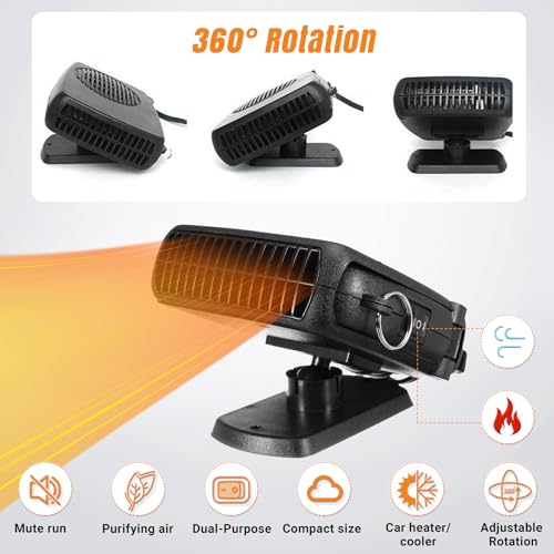 Car Heater 200W Car Heaters Auto Part 12V Portable Heater for Car
