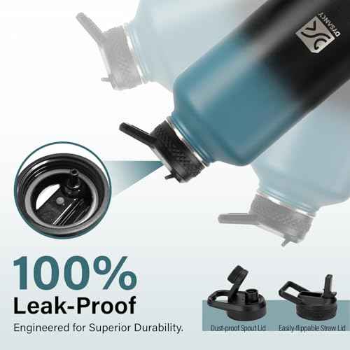 Insulated Water Bottle with Portable Carrier Bag for Outdoor 64 oz