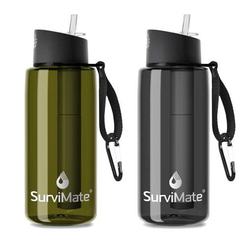 Purified Water Bottle for Camping (2 Count)