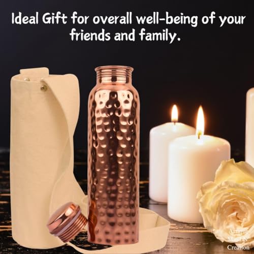 Pure Copper Water Bottle 34 oz