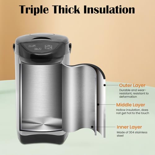 Electric Hot Water Urn Pot Dispenser 4L