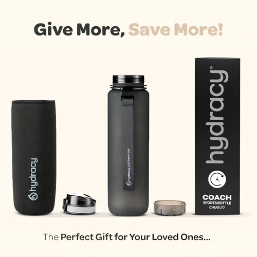 Motivational Water Bottle with Time Marker & Fruit Infuser 17 oz