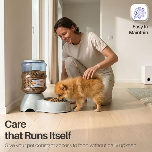 Automatic Pet Feeder & Waterer Set of 2 Pack