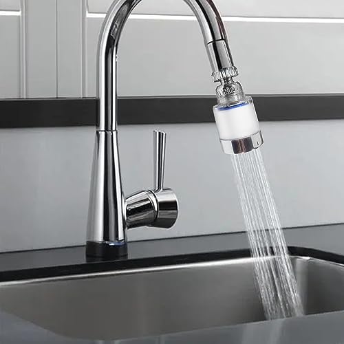 2 Pack 360 Degree Rotating Faucet Filter Sink Water Faucet Filter (2 Count)
