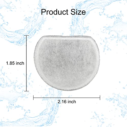 8 Pack Pet Fountain Replacement Filters