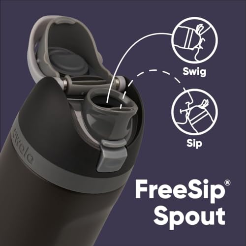 Marvel FreeSip Stainless Steel Water Bottle 24 oz Black Panther