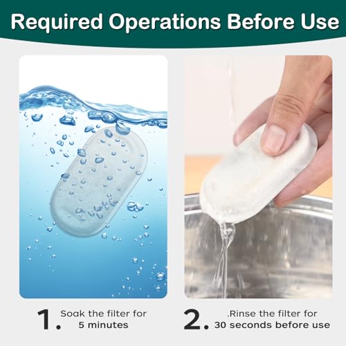 Cat Water Fountain Filter 16Pcs Fit 101oz