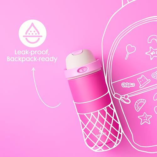 18 oz Kids Water Bottle for School