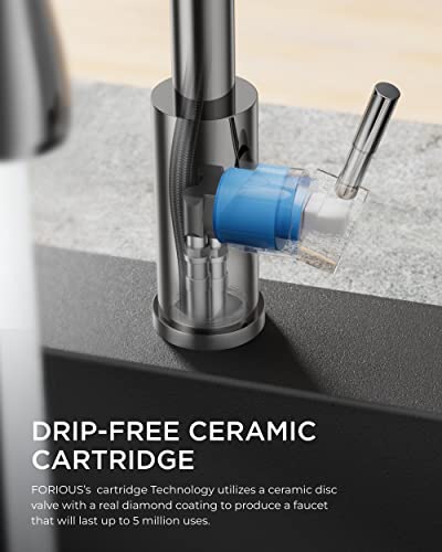 Kitchen Faucet with Soap Dispenser