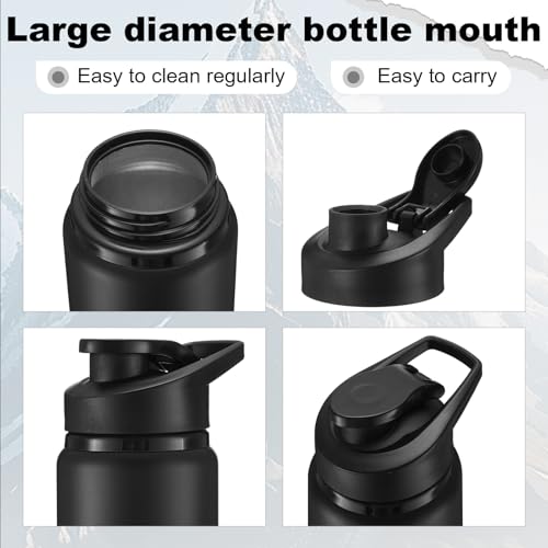 Aluminum Water Bottle Bulk (12 Count)