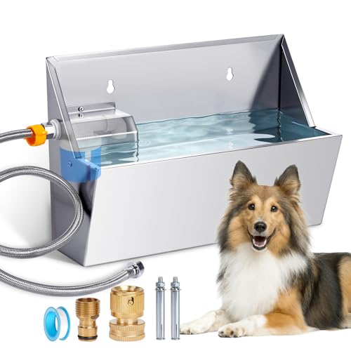 Dog Water Bowl Dispenser Stainless Steel (4.4 Gram)