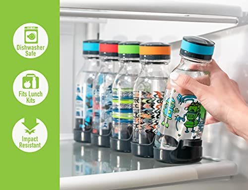WaterWeek 14 oz Tritan Reusable Water Bottles (5 Count)