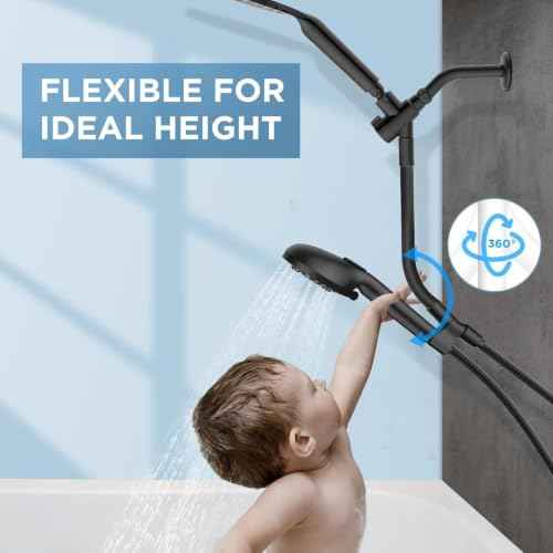 Dual Handheld Shower Head Combo