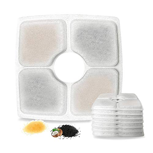 Lmpyf 8 Pack Square Filters for Cat Fountain (8 Count)