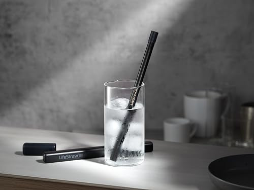 Sip Reusable Stainless Steel Water Filter Drinking Straw with 3 Carry Cases (3 Count)