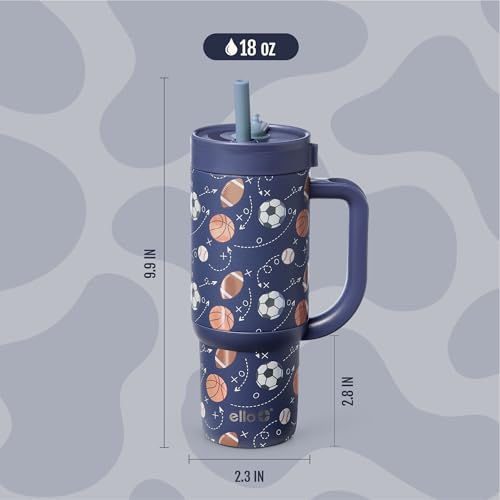 Oasis 18oz Insulated Stainless Steel Kids Tumbler with Straw