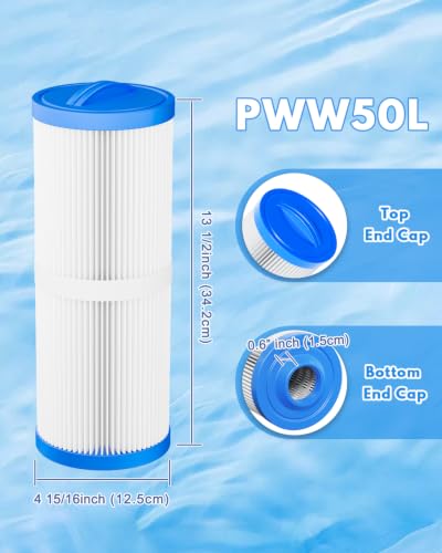4CH 949 Spa Filter Cartridge 50 Sq.ft. fits Pleatco PWW50L