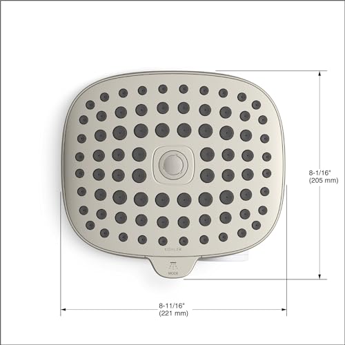 R24670-G-BN Aquifer Filtered Showerhead with Water Filter System, Multifunction Shower Head with Filters Combo Kit for Skin and Hair, Vibrant Brushed Nickel