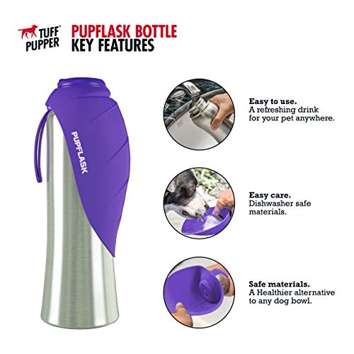 PupFlask Large Dog Water Bottle (40 Fl Oz)