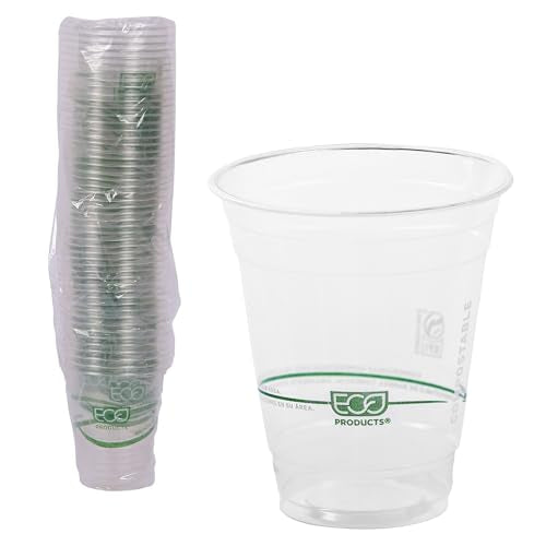 GreenStripe Clear Disposable Cold Cups (50 Count)
