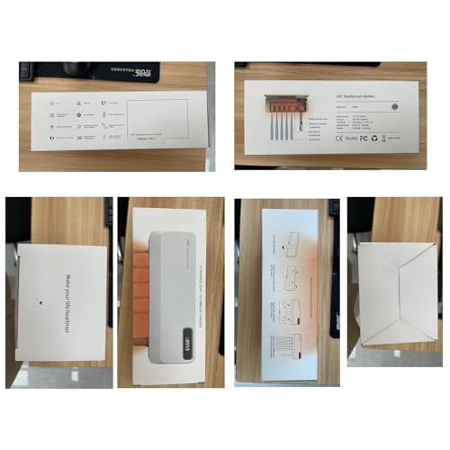 UV Toothbrush Sanitizeri Holder with 99.9% Cleaning