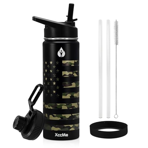 22oz Camouflage Stainless Steel Insulated Water Bottle for Man