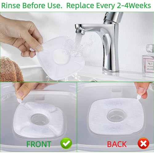 4inch Cats Fountain Replacement Filters with Pre (32 Count)