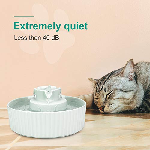 Ceramic Cat Water Fountain