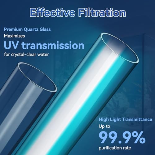 5W UV Bulb Replacement for COODIA 5W UV Aquarium Filter Pump