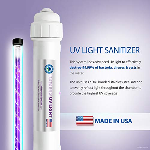 Systems UV Ultra Violet Sterilizer Water Filter Kit with 1