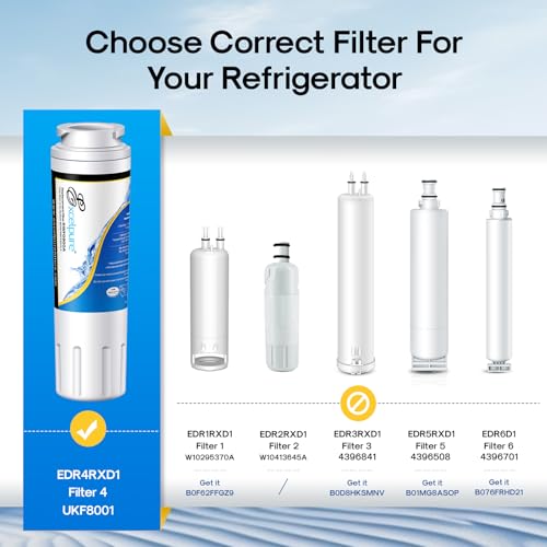 UKF8001 Replacement for Whirlpool FILTER 4 (2 Count)