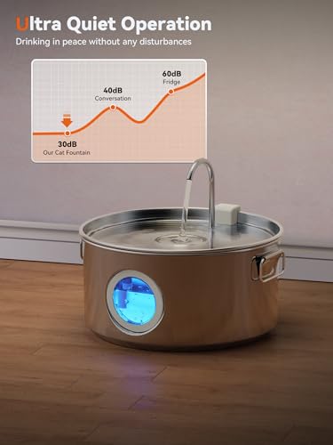 Dog Water Fountain for Large Dogs