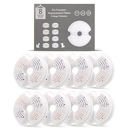 4 Pack Cat Fountain Filters