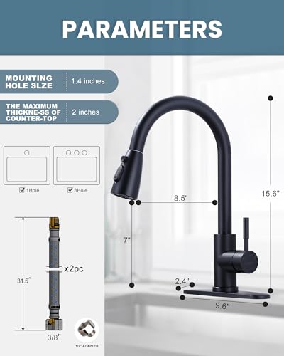 Touchless Kitchen Faucet with Sprayer