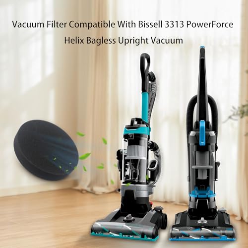 Replacement Filter Compatible with Bissell 3313 PowerForce Helix Bagless Upright Vacuum