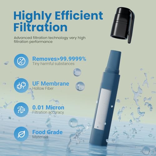 Camping Water Filtration Straw