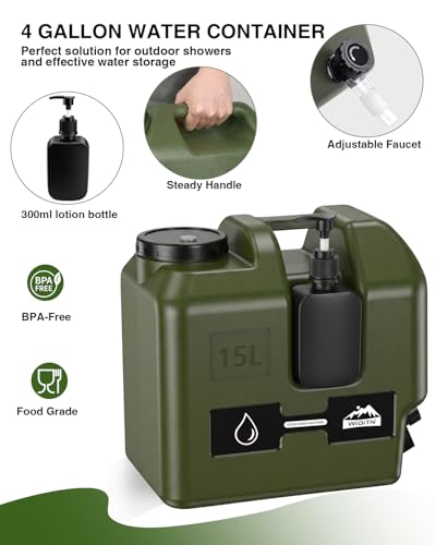 Portable Camping Shower with Water Jug 4