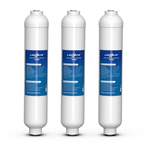 Inline Activated Carbon Block Water Filter with 1 (3 Count)