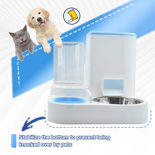 Automatic Cat Food and Water Dispenser Set 2 in 1