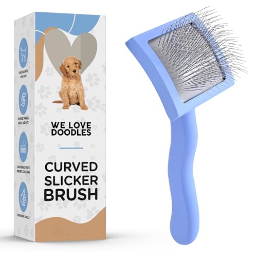 Small Curved Slicker Brush For Dogs